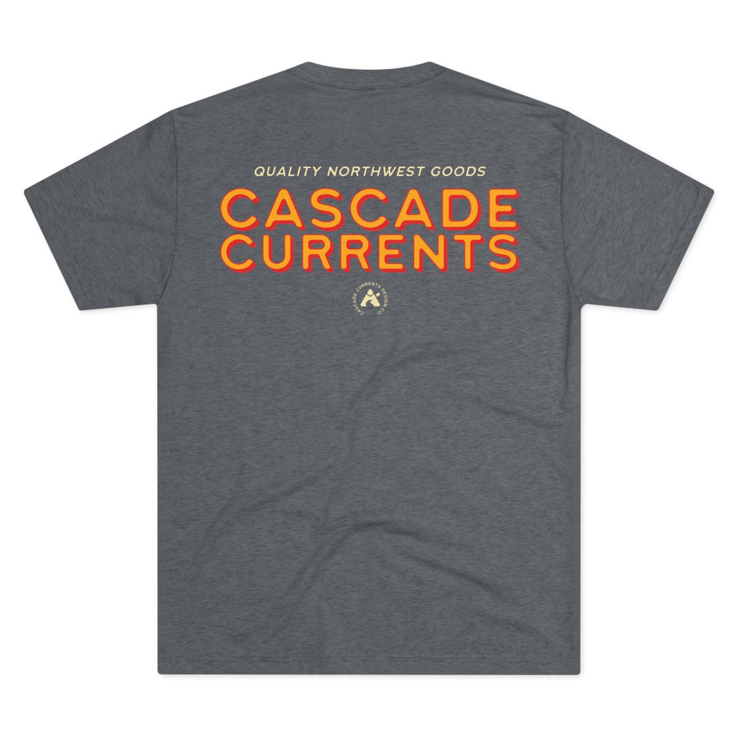 Cascade Currents Unisex Tri-Blend Crew Tee - Quality Northwest Goods