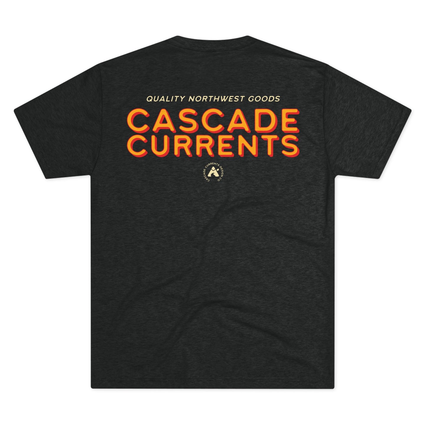 Cascade Currents Unisex Tri-Blend Crew Tee - Quality Northwest Goods