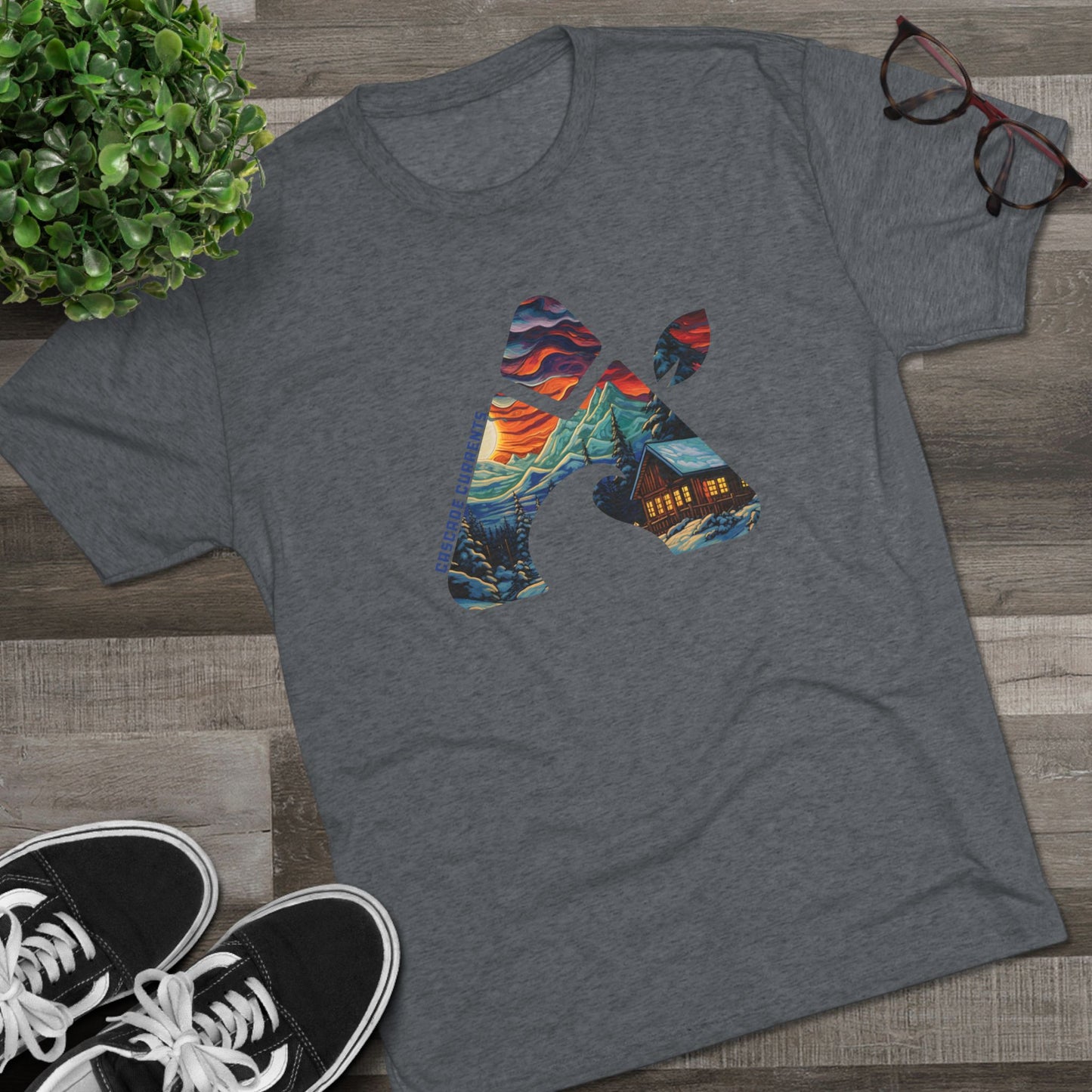 Adventure Awaits Unisex Tri-Blend Crew Tee