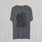 Adventure Goat Mountain Biking Tee - Unisex Tri-Blend Crew