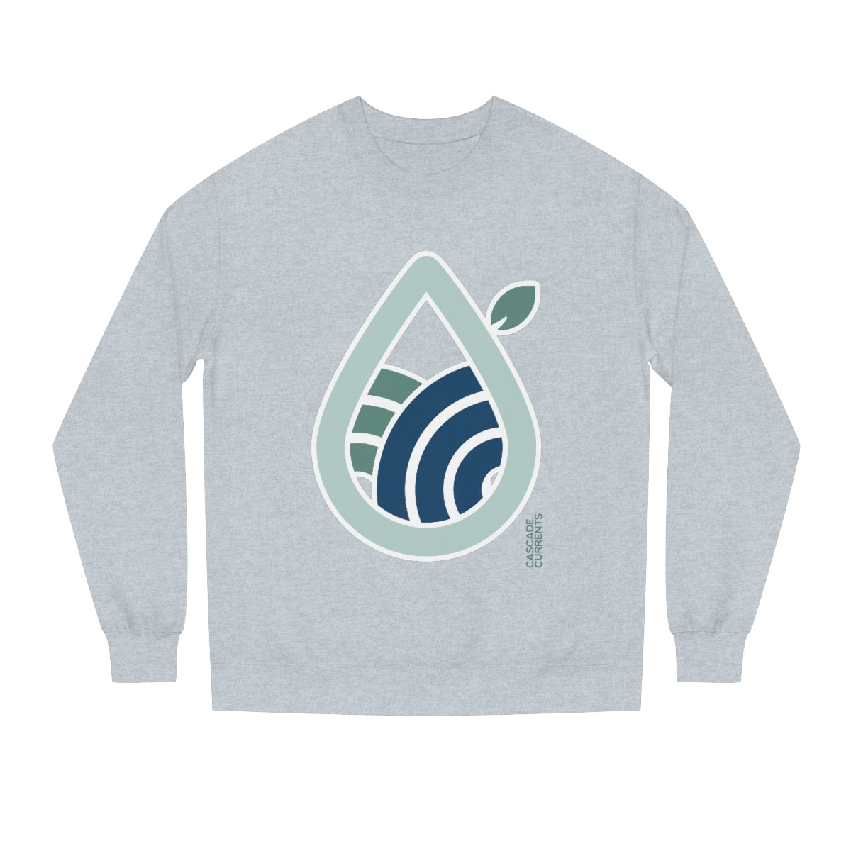 Mountain Water Drop | Unisex Crew Neck Sweatshirt