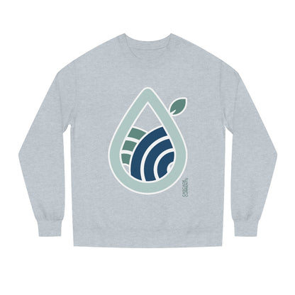 Mountain Water Drop | Unisex Crew Neck Sweatshirt