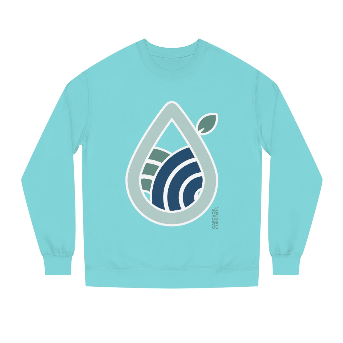 Mountain Water Drop | Unisex Crew Neck Sweatshirt