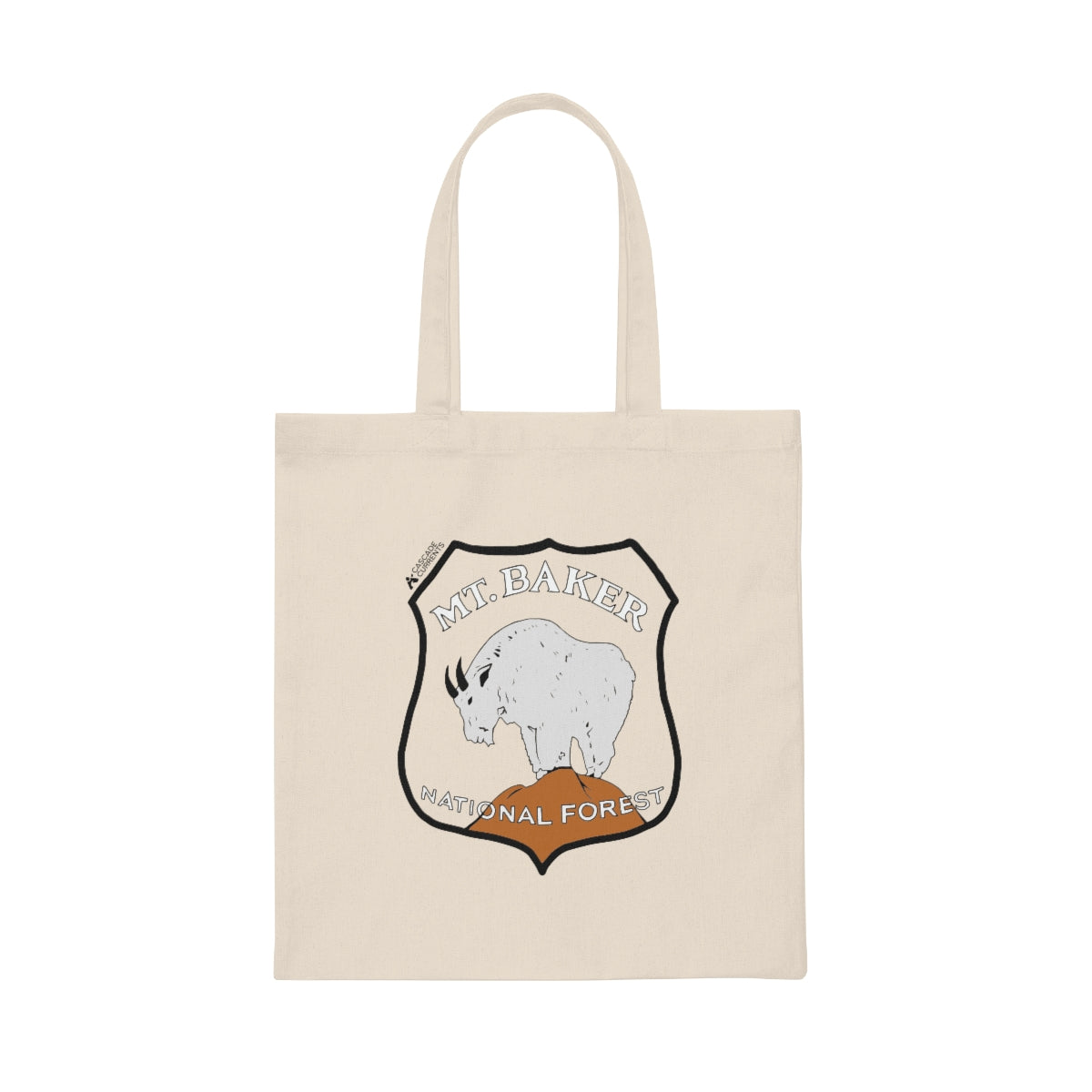 Mt. Baker National Forest GOAT | Canvas Tote Bag